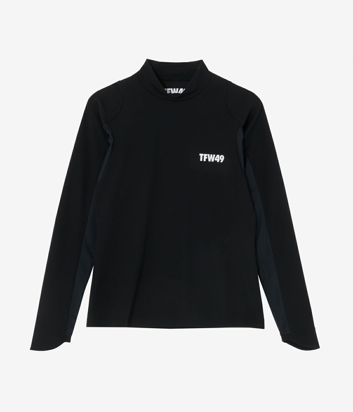 TFW49 レディース 長袖 ブラック S UV MOCK NECK TSHIRT | TFW49（ティーエフダブリュー）Official EC Store