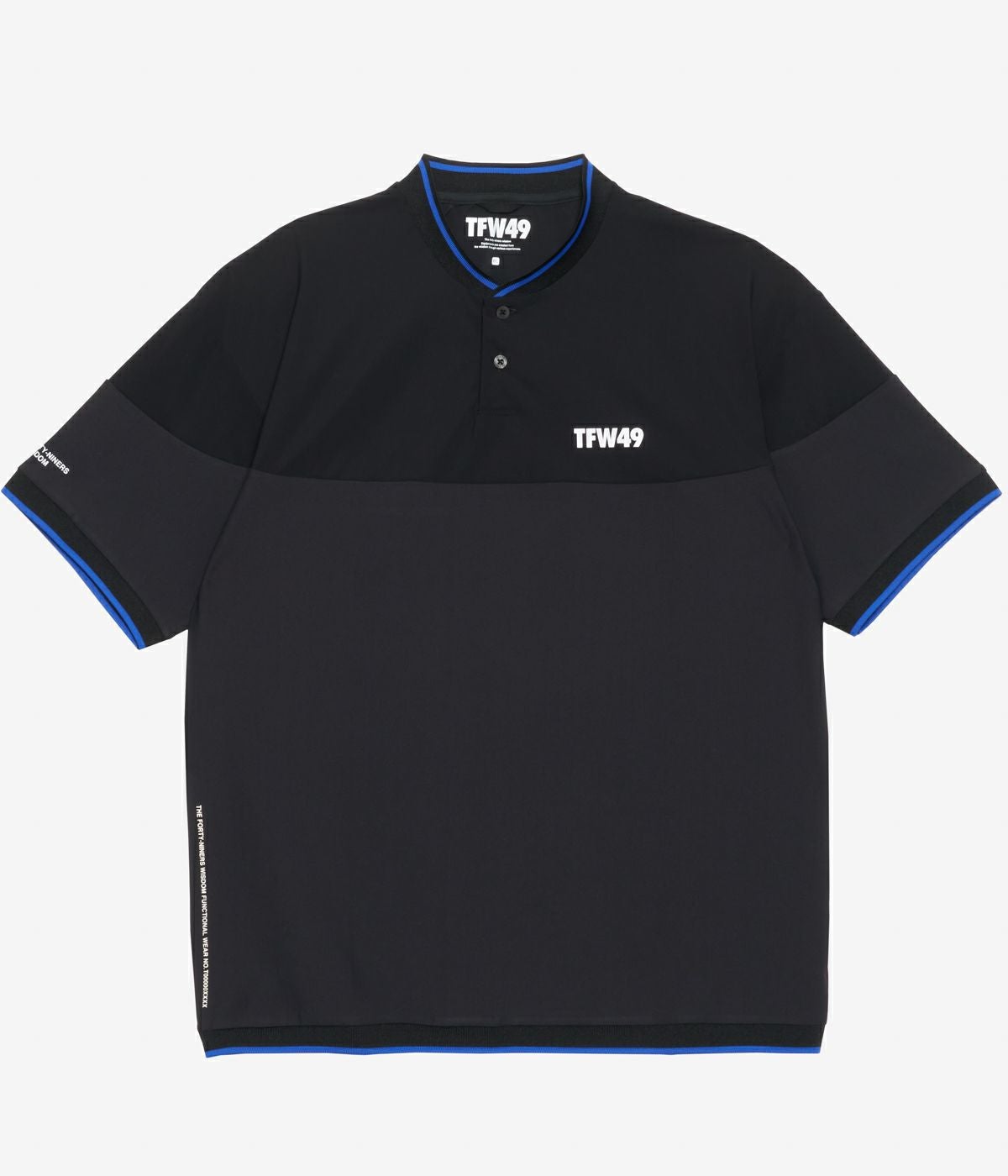 PANEL COLLARLESS POLO | TFW49（ティーエフダブリュー）Official EC Store