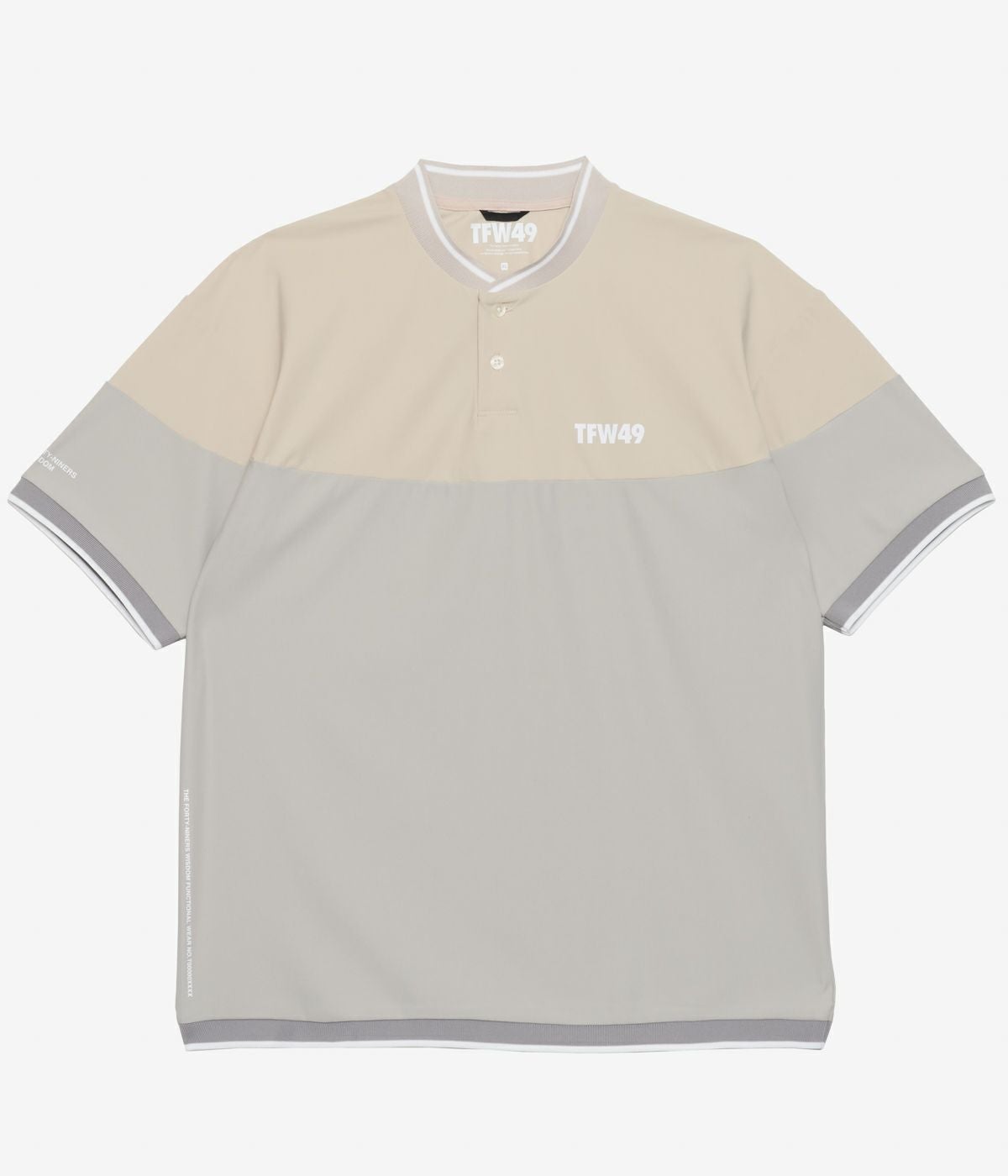 PANEL COLLARLESS POLO | TFW49（ティーエフダブリュー）Official EC Store