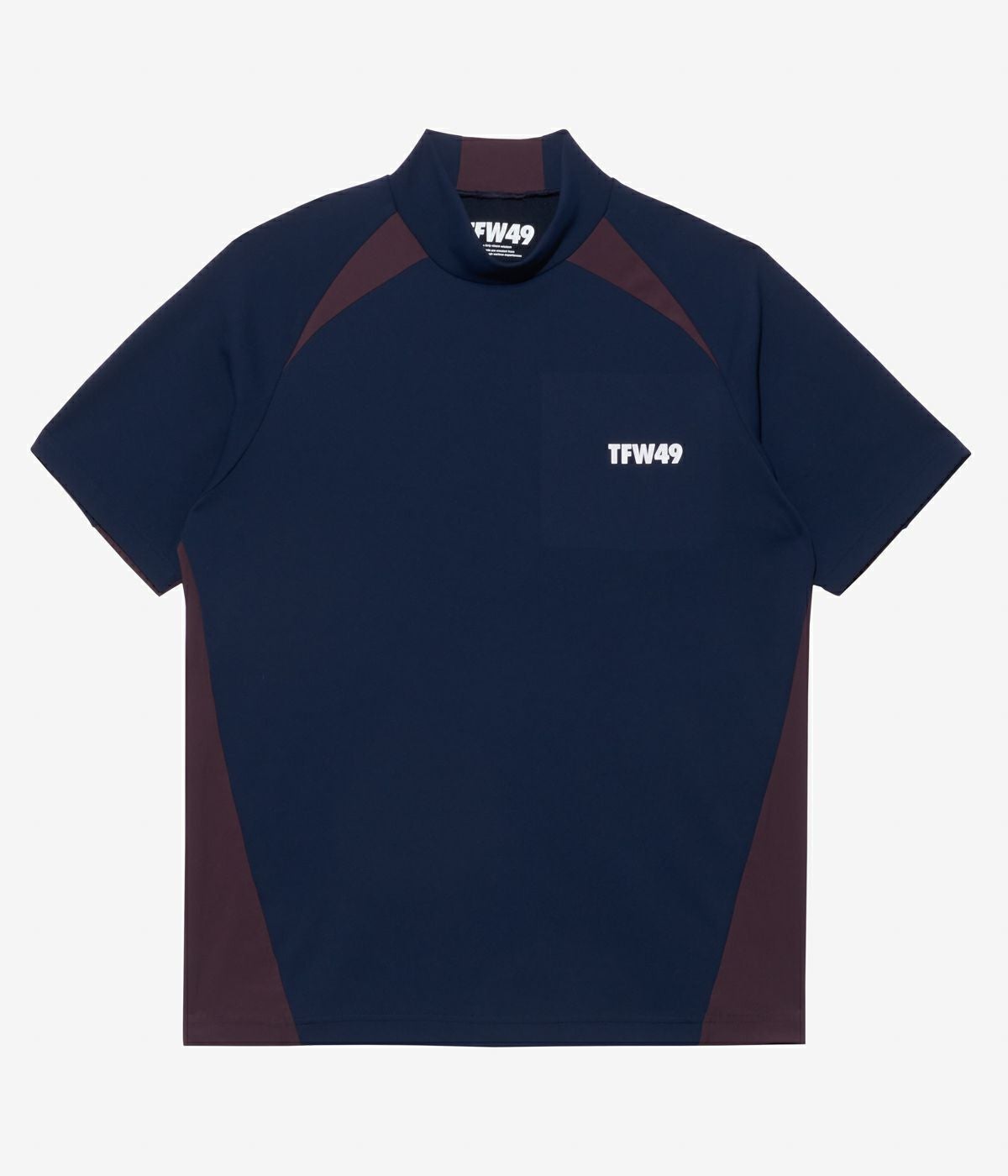 SIDE PANEL SHORT SLEEVE MOCKNECK | TFW49（ティーエフダブリュー