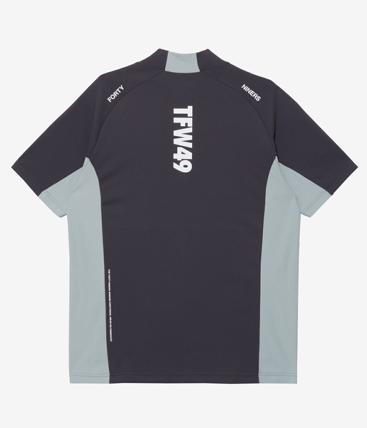 TFW49 SIDE PANEL SHORT SLEEVE グレー　L SIDE PANEL SHORT SLEEVE MOCKNECK | TFW49（ティーエフダブリュー