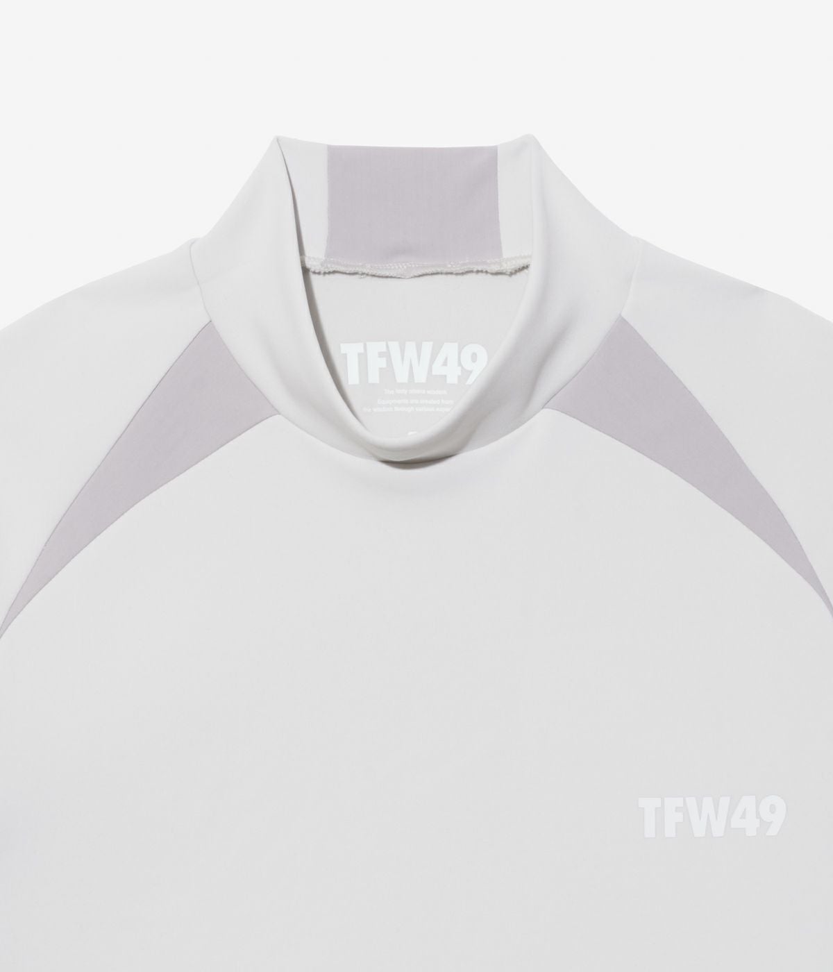 SIDE PANEL SHORT SLEEVE MOCKNECK | TFW49（ティーエフダブリュー