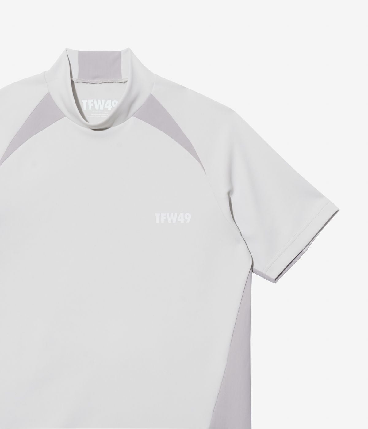 SIDE PANEL SHORT SLEEVE MOCKNECK | TFW49（ティーエフダブリュー