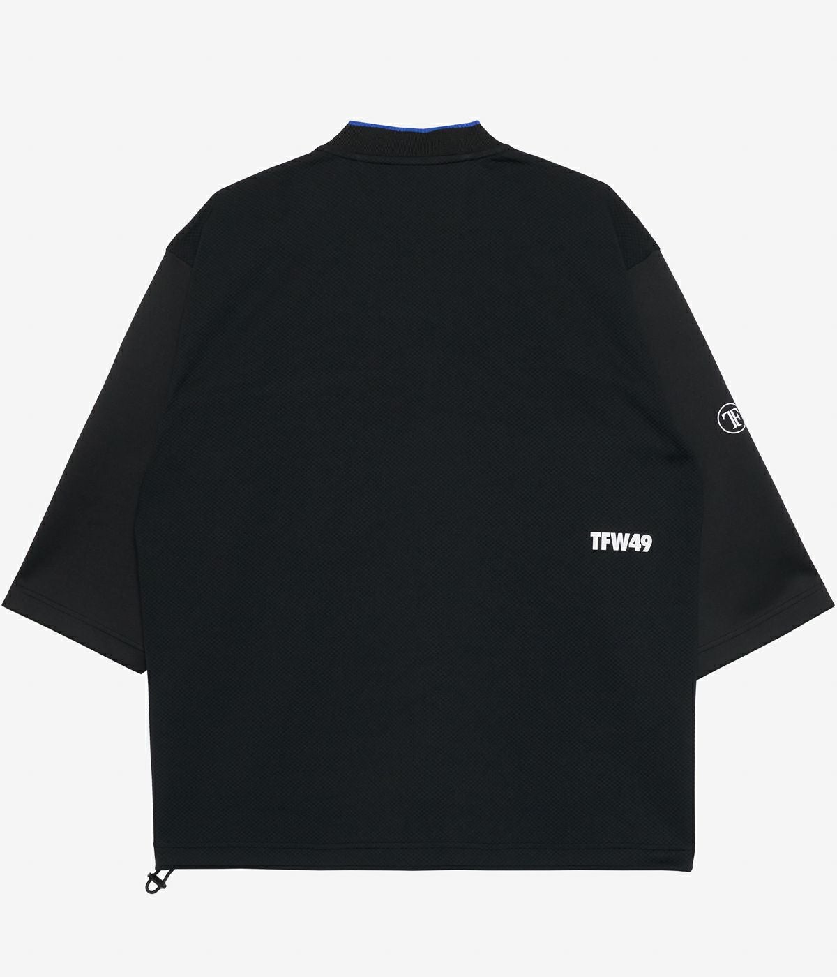 COLLAR LESS 7SLEEVE HALF ZIP POLO | TFW49（ティーエフダブリュー