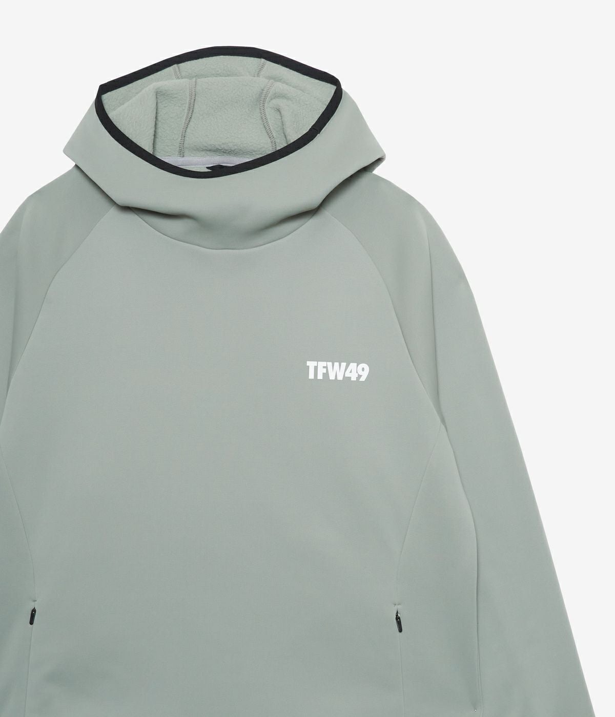 べ*ー様 TFW49 AIR BACK BOA P/0 HOODIE ブラック TFW49 ティーエフダブリュー プルオーバー CARDBOARD L/S HOODIE