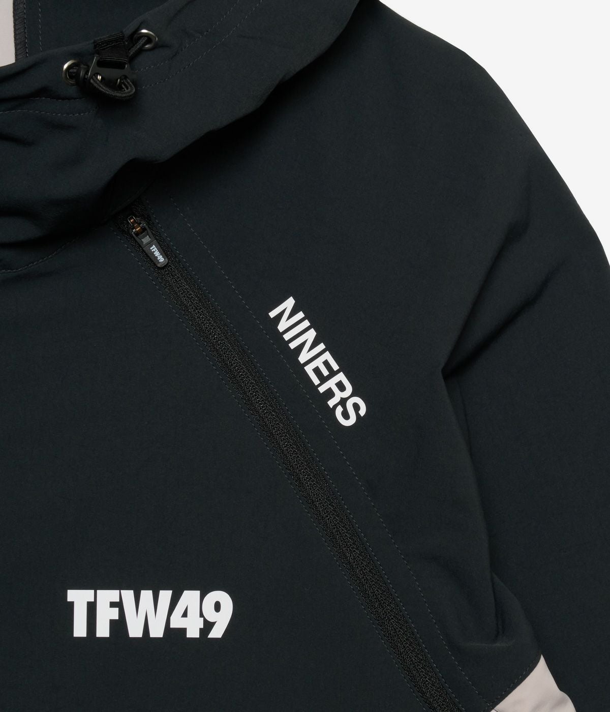 TFW49 フード付きジャケット 黒 TFW49 ティーエフダブリュ49 メンズ COMBINATION HOODED JACKET
