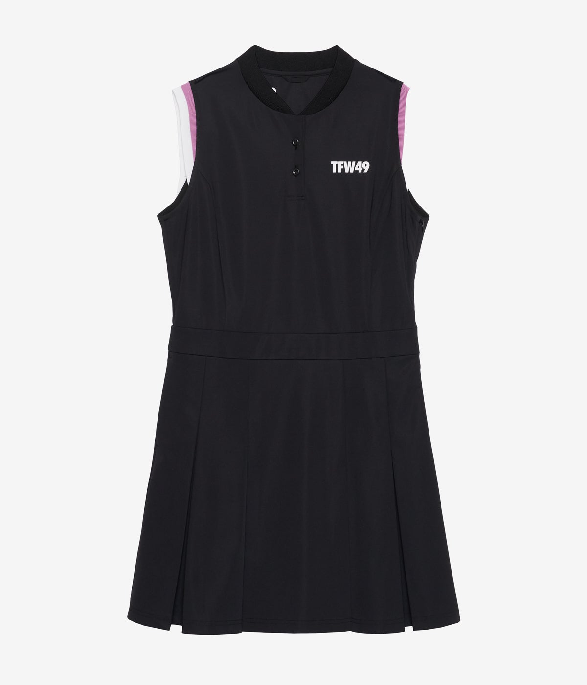 COLLAR LESS PLEAT ONEPIECE | TFW49（ティーエフダブリュー）Official