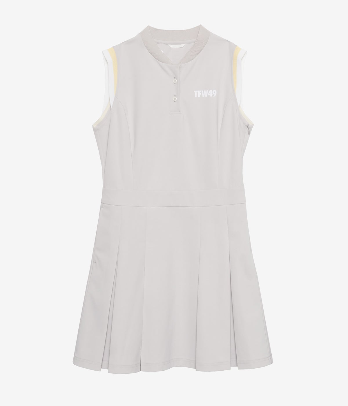 COLLAR LESS PLEAT ONEPIECE | TFW49（ティーエフダブリュー）Official
