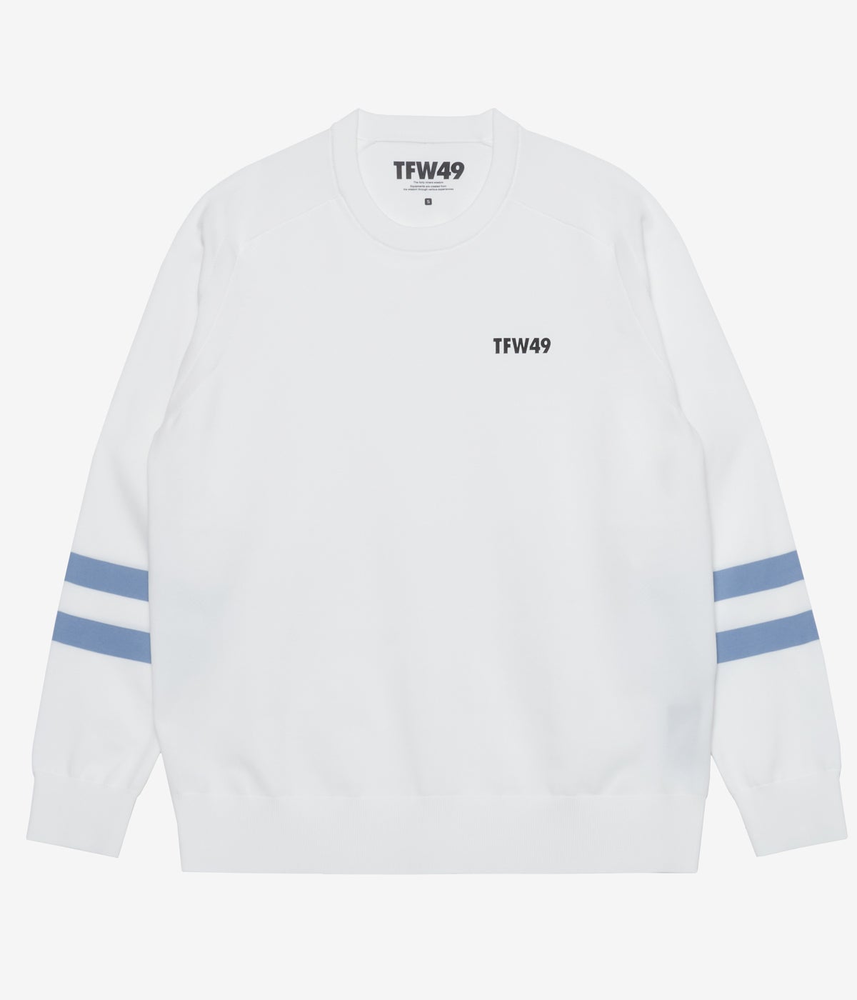 TFW49 ホワイトラウンドネックセーター CREW NECK SPRING SWEATER | TFW49（ティーエフダブリュー）Official