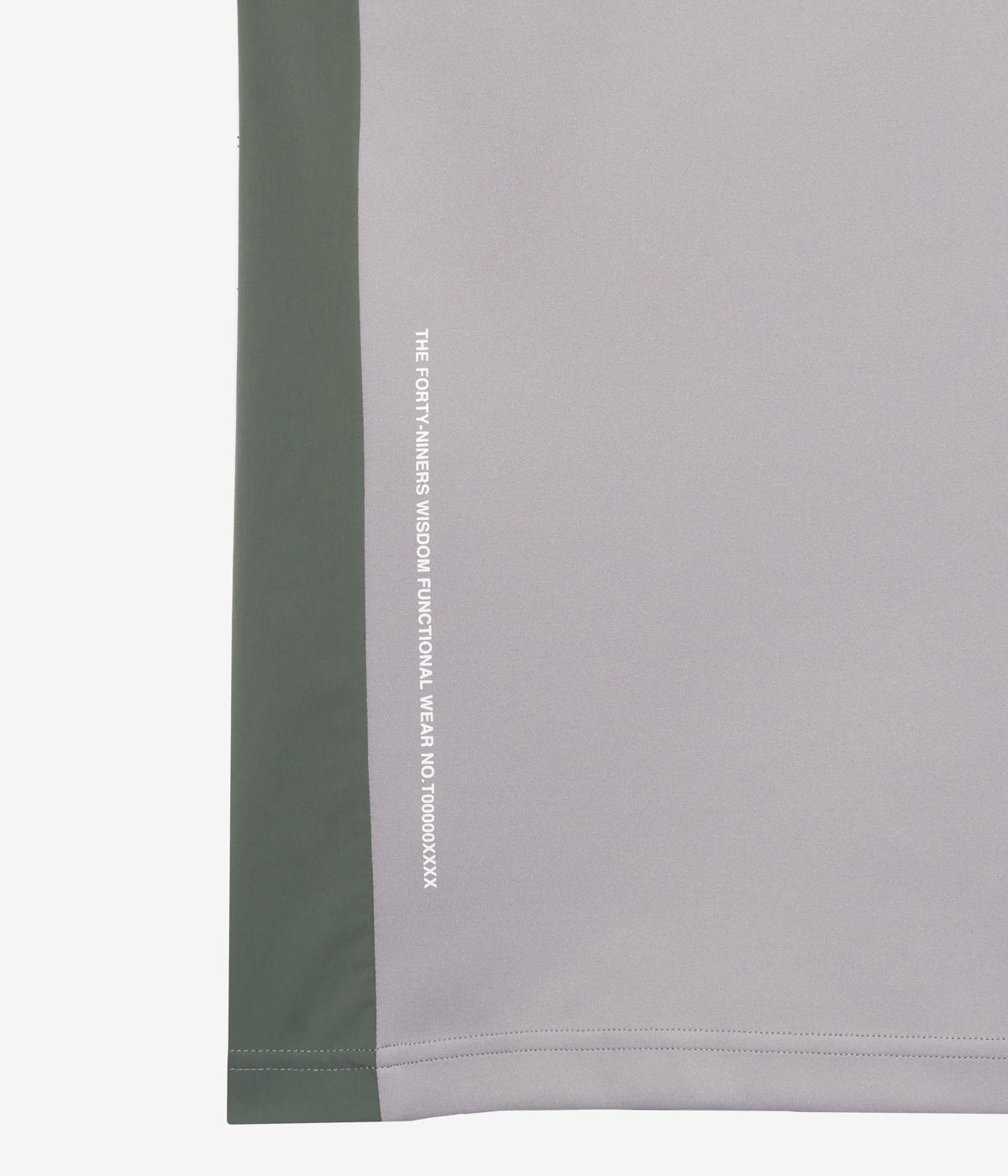TFW49 SIDE PANEL SHORT SLEEVE グレー　L SIDE PANEL SHORT SLEEVE MOCKNECK | TFW49（ティーエフダブリュー