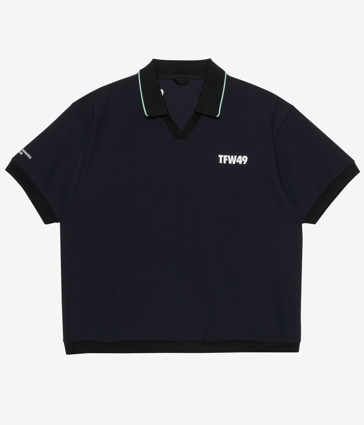 【TFW49】ポロワンピース ブラック×ネオンイエロー Sサイズ SS REGULAR POLO | TFW49（ティーエフダブリュー）Official EC Store