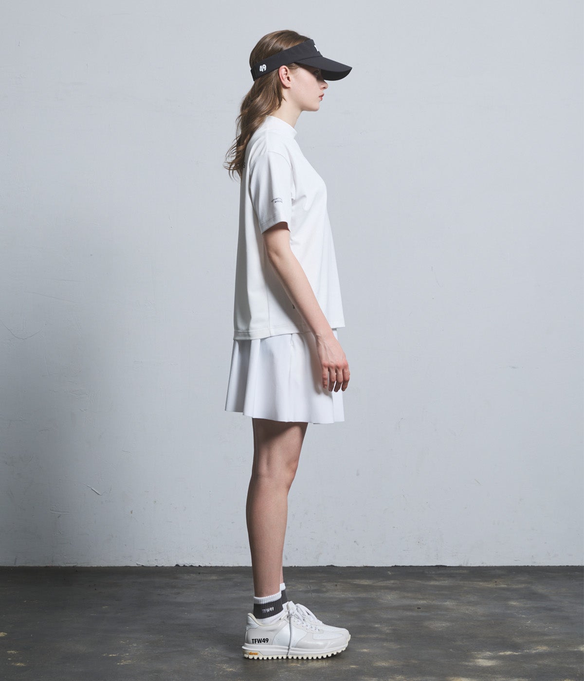 TFW49 スカート　ホワイト　LAYERED SKIRT PLEATS SKIRT | TFW49（ティーエフダブリュー）Official EC Store