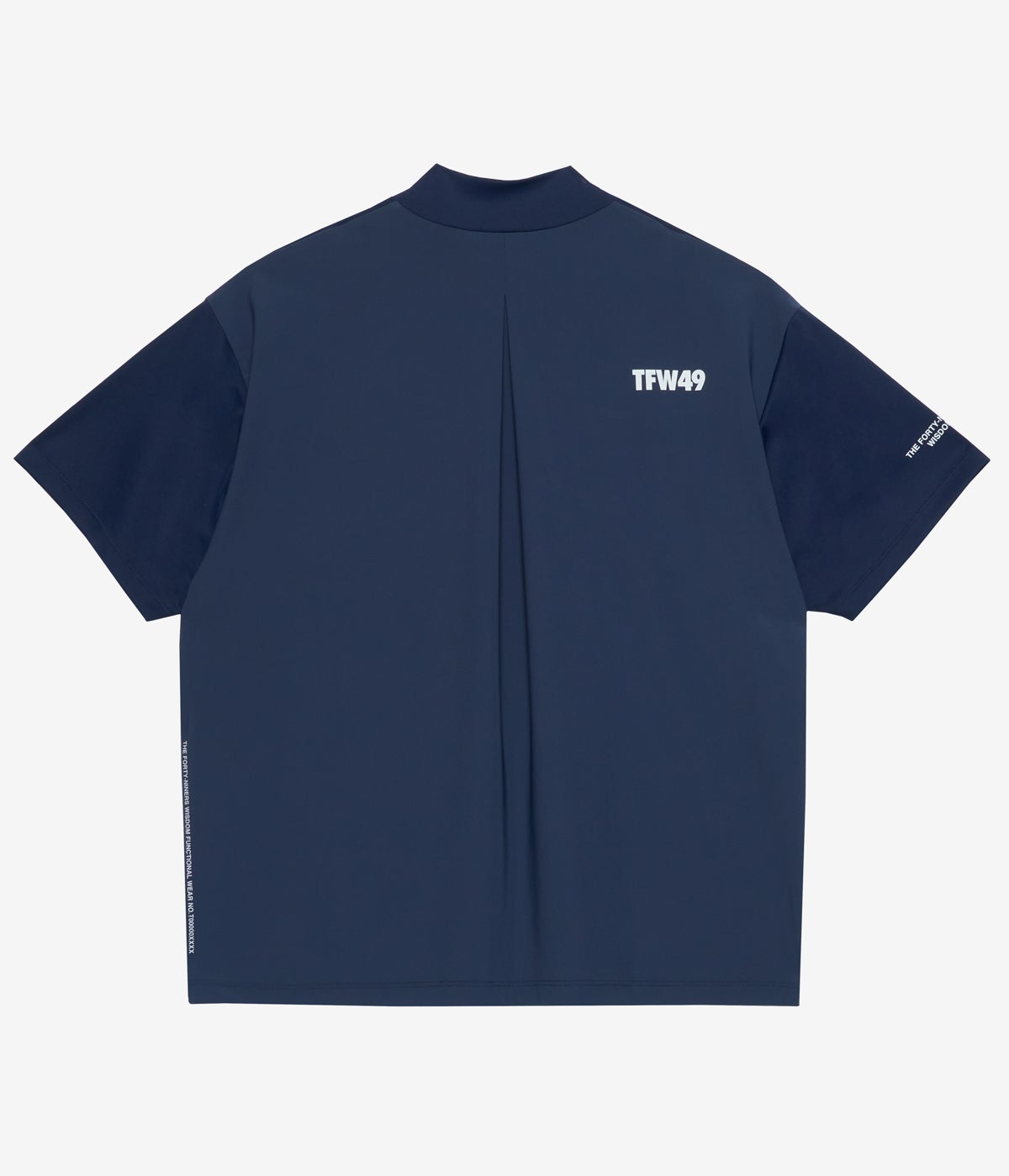 TFW49 ネイビー ジップアップシャツ RELAX MOCK NECK TEE | TFW49（ティーエフダブリュー）Official EC Store