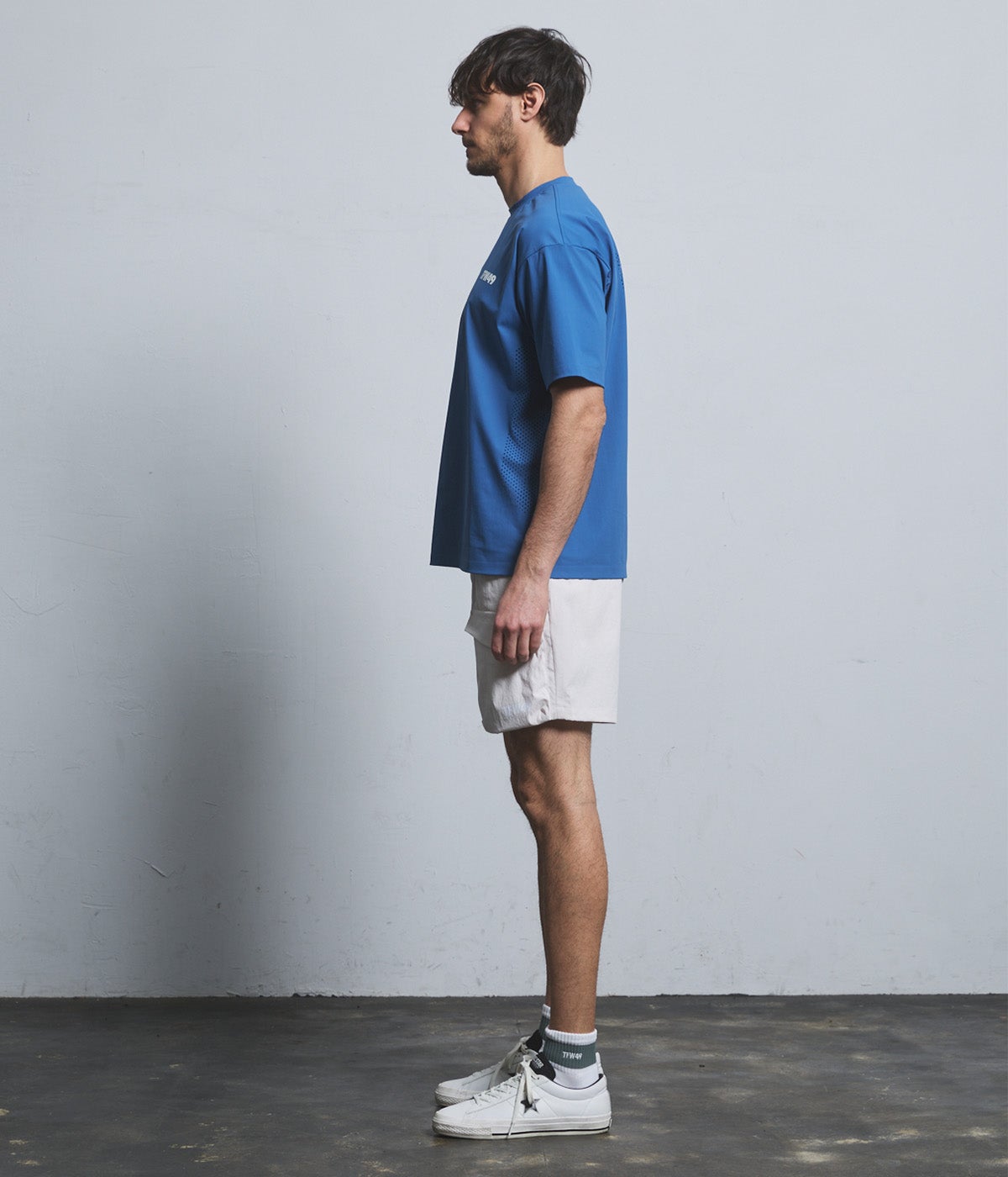 TFW49 PUNCHED MESH CREW NECK T サイズL PUNCHED MESH SLIM FIT CREW NECK T | TFW49（ティーエフダブリュー