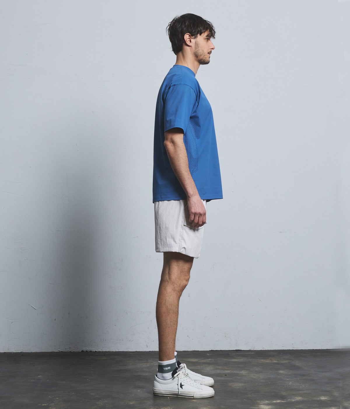 PUNCHED MESH SLIM FIT CREW NECK T | TFW49（ティーエフダブリュー