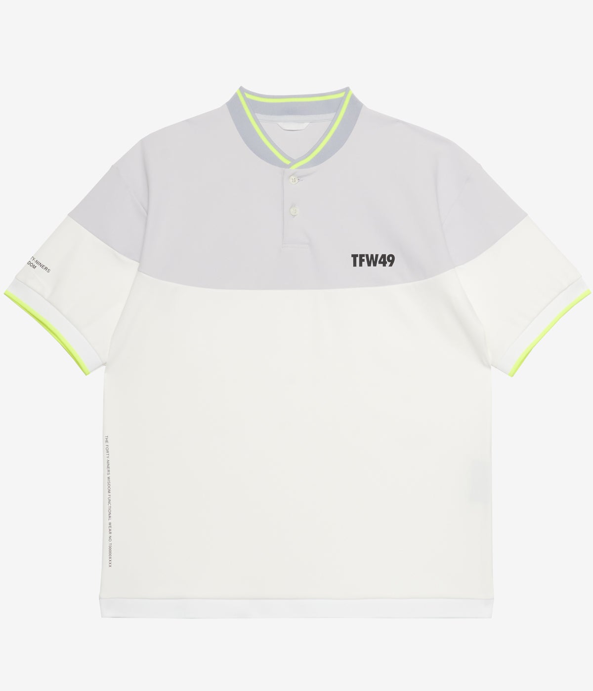 PANEL COLLAR LESS POLO | TFW49（ティーエフダブリュー）Official EC