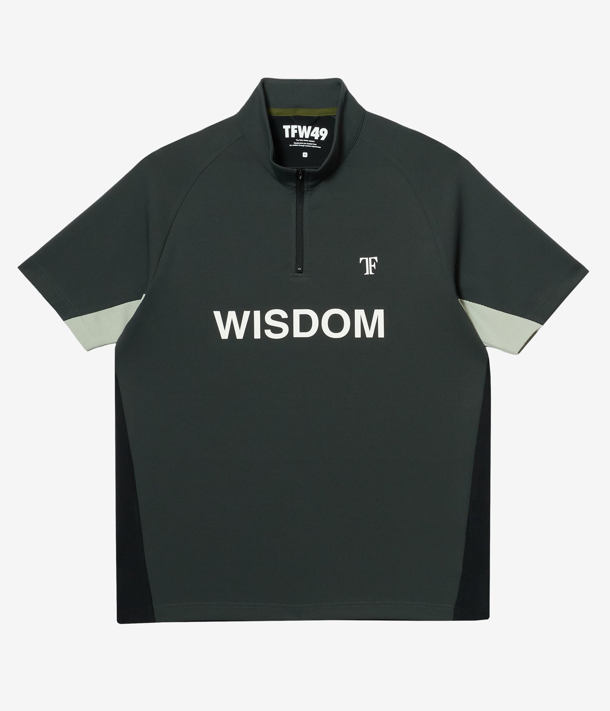 HALF ZIP S/S MOCK NECK TEE | TFW49（ティーエフダブリュー）Official