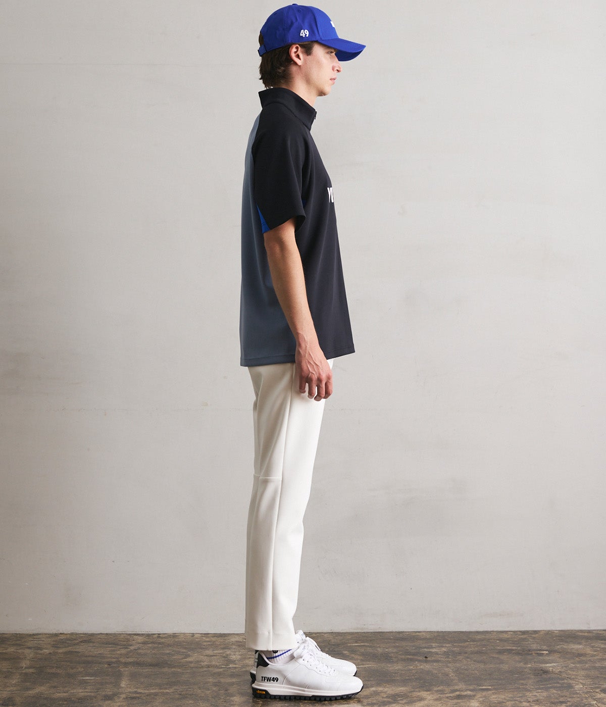 HALF ZIP S/S MOCK NECK TEE | TFW49（ティーエフダブリュー）Official