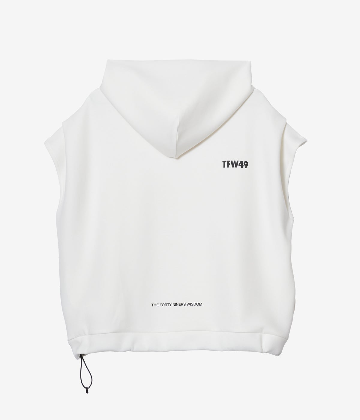 OVERSIZED SLEEVELESS HOODIE | TFW49（ティーエフダブリュー